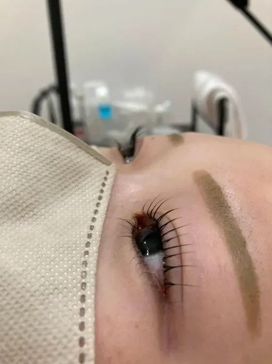 まつ毛パーマでしっかり目元アピール♪