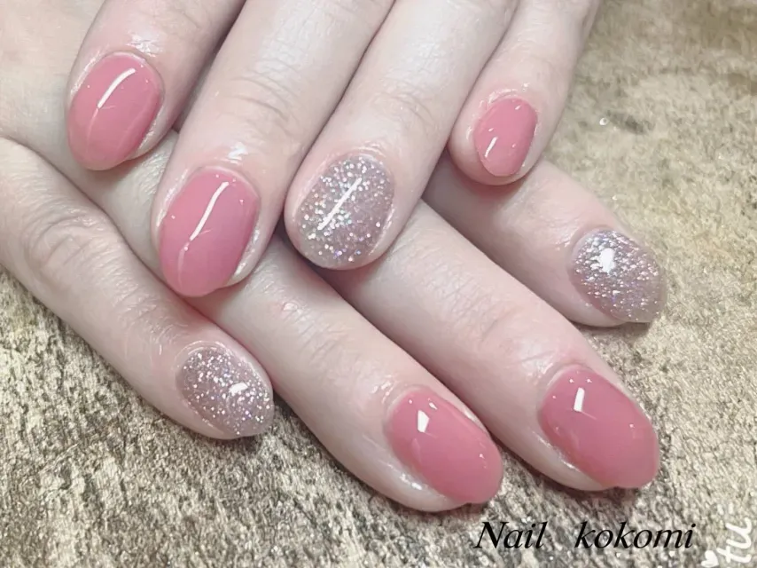 ワンカラーも安定の一番人気☆春らしくピンクはいかがですか？